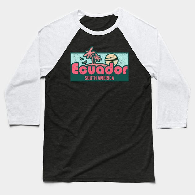 Ecuador exotic honeymoon trip gifts Baseball T-Shirt by SerenityByAlex